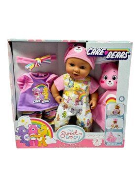 Care Bears Sweetbaby Baby Doll Walmart Exclusive 8 Piece New